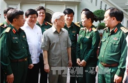 Tổng Bí thư Nguyễn Phú Trọng thăm Báo Quân đội Nhân dân